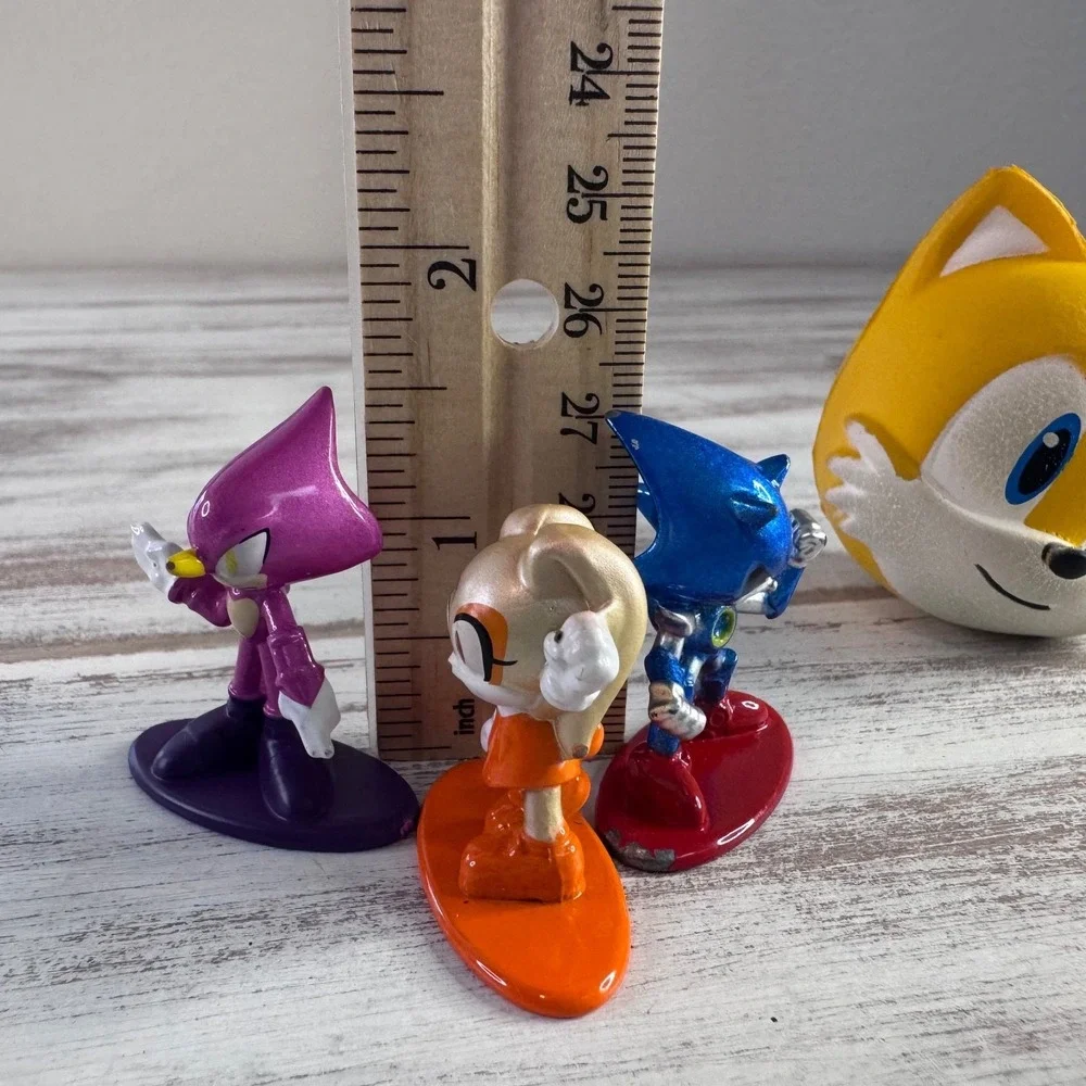 Sega Sonic the Hedgehog Lot Metal Diecast Figures & SquishMe‎ Jada Toys